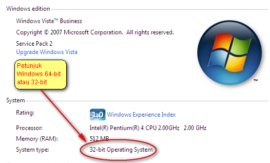 windows 7 64-bit, 32-bit