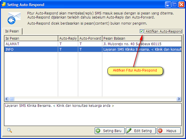 Fitur Auto-Respond di Gili-SMS