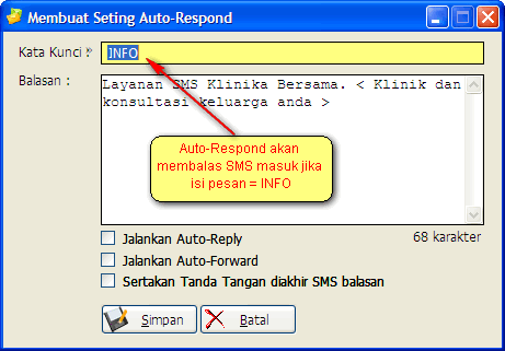 Membuat Seting Auto-Respond