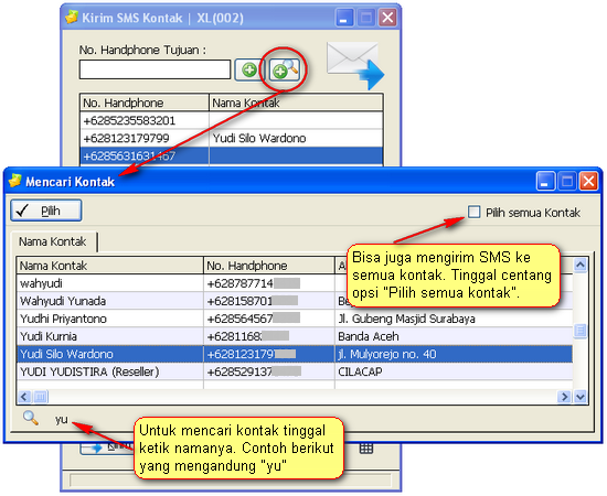 tampilan-kirim-sms-cari-kontak