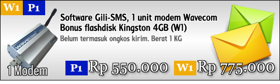 Gili-SMS paket W1/P1