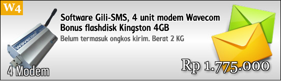 Software Gili-SMS Paket W4