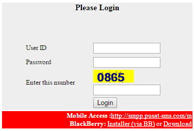 login-masking-web2sms